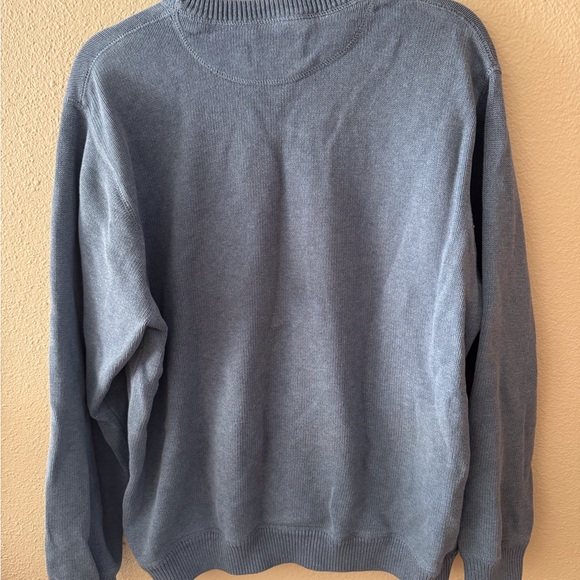 Eddie Bauer Men's Sky Blue Crewneck Sweater - Picture 3 of 3